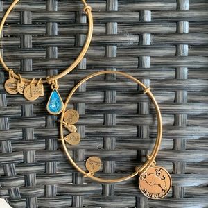 2 Alex Ani bangle bracelets Taurus